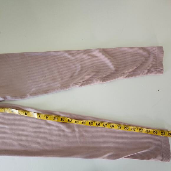 YoungLA Ribbed Mauve/Light Plum Pants/Leggings Size Medium - Picture 6 of 7